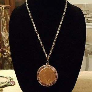 Dollar coin necklace